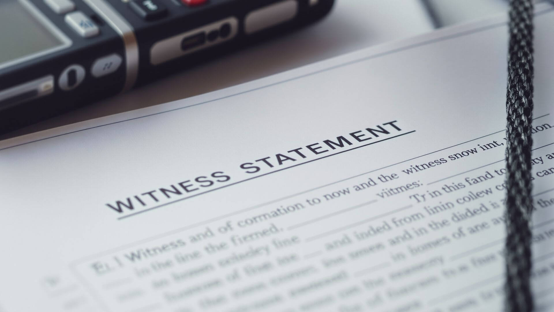 Witness Statements Pensacola FL
